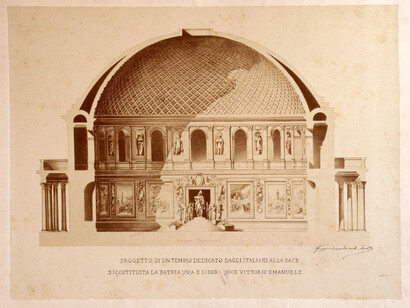 Gioacchino Ersoch, Progetto per il monumento a Vittorio Emanuele II