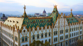 The Postal Savings Bank (1900-1901) in Budapest's Hold utca is often regarded as Ödön Lechner’s masterpiece, Hungary