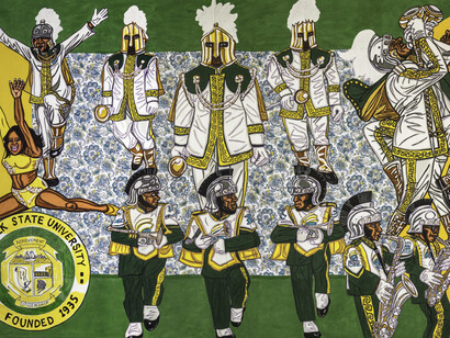 Keith Duncan, Norfolk state university marching band, 2023. Courtesy of Ogden Museum