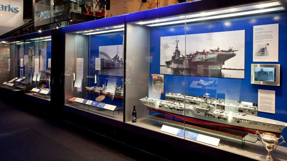 Navy, exhibition view. Courtesy of the Australian National Maritime Museum
