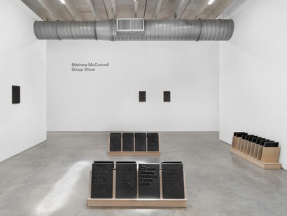 Mathew McConnell, Group show (a solo show), exhibition view. Courtesy of Mindy Solomon