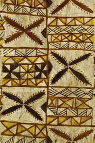 Tapa cloth from the 1890's, Wellington, Samoa
