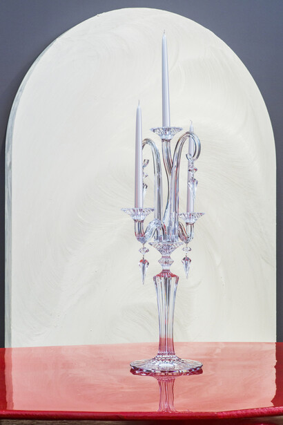 Mathias, Mille Nuits Candélabre, 2001, crystal, 70 x 51 cm (27.56 x 20.08 in), Courtesy Galerie Thaddaeus Ropac, Paris/Salzburg, photo: Philippe Servent