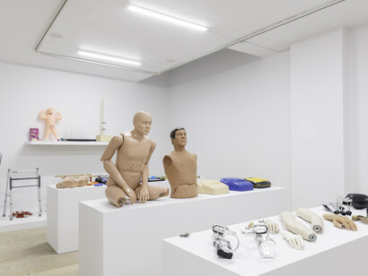 Private Collection: Unperformed Objects, Exhibition view. Courtesy of Delfina Foundation