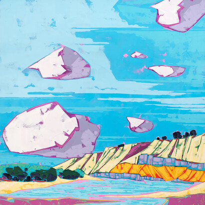 Tamara Hastie, Morning at the lake. Courtesy of Bonner David Gallery