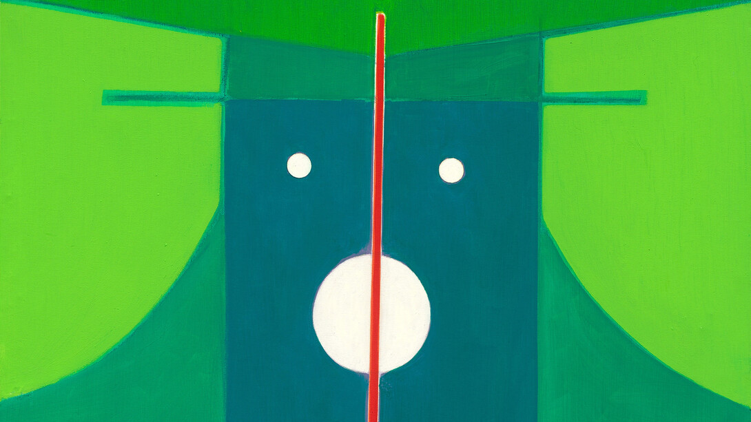 Ho Kan, Abstract, 2013, Oil on canvas, 70x50cm. Courtesy of Eli Klein Gallery