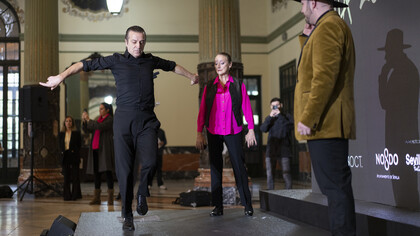 Veduta della presentazione della XXIV Biennale di Flamenco di Siviglia. Cortesia della Biennale di Flamenco di Siviglia