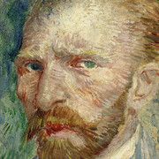 Vincent van Gogh, Self-portrait, April-June 1887. Detail. Coll. Kröller-Müller Museum, Otterlo
