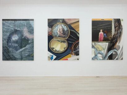 Cait Porter, What stays with me, exhibition view. Courtesy of Halsey McKay Gallery