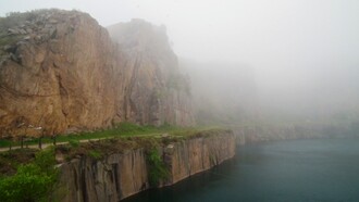 Nebbia su Opalso, isola di Bornholm, Danimarca. Ph 7alaskan