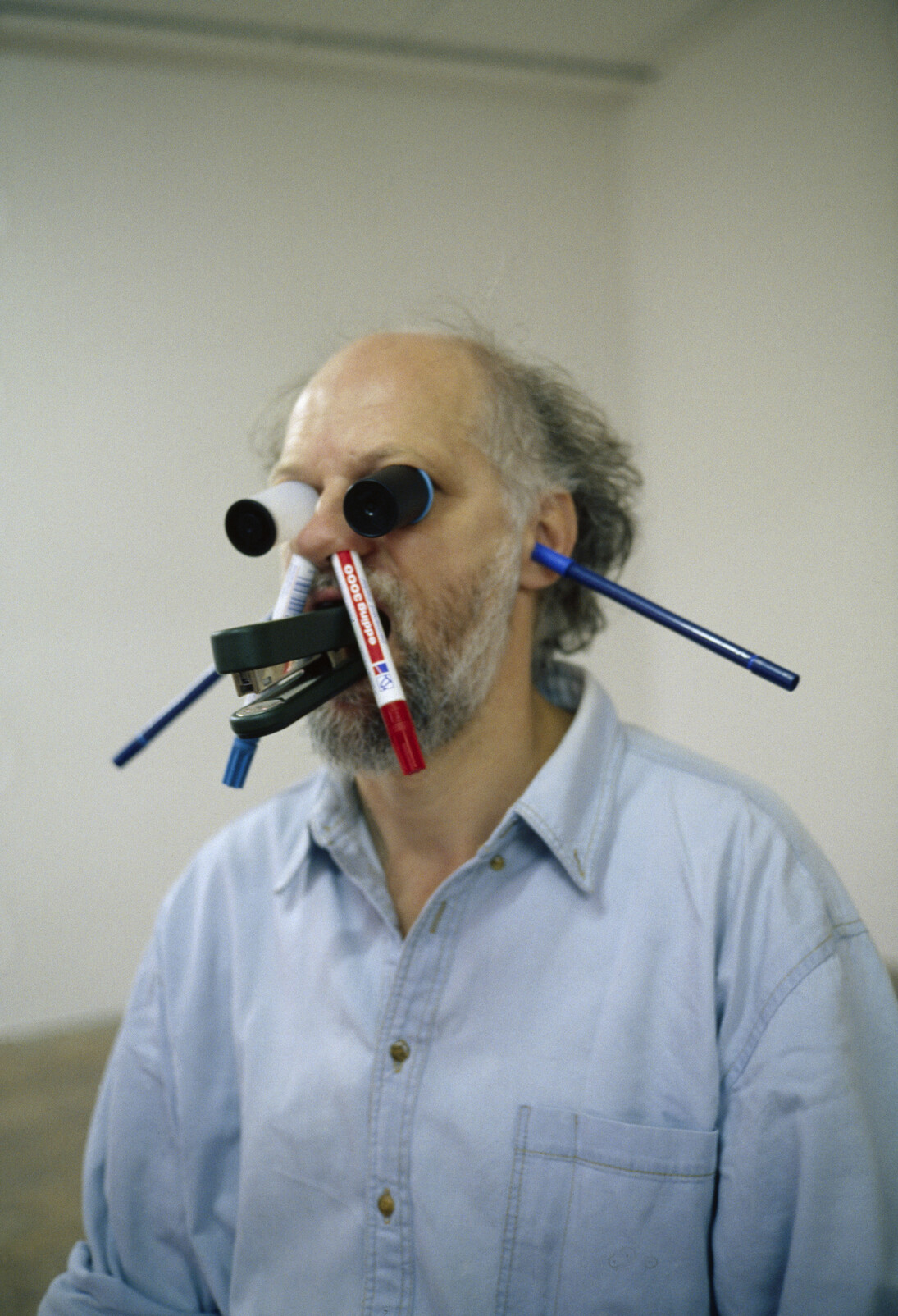 Erwin Wurm, b.1954, One Minute Sculpture, 1997
c-print. Courtesy the artist and Lehmann Maupin, New York and Hong Kong

