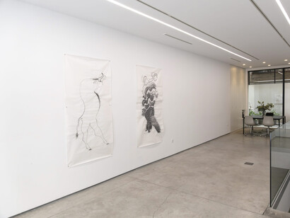 Lara y Noa Castro Lema, exhibition view. Courtesy of Rosa Santos Gallery