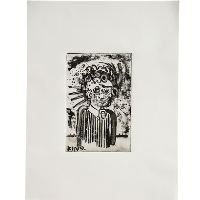 David King Reuben, First litho, lithograph