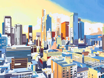 Ben Schwab, In flux, 2025. Courtesy of Billis Williams Gallery 