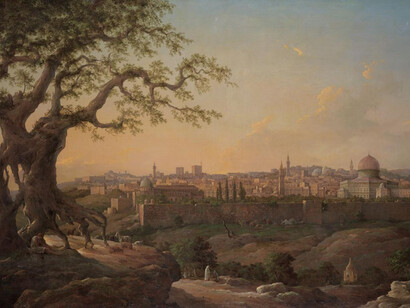 N.G. Chernetsov, View of Jerusalem (detail), 1854. Courtesy of New Tretyakov Gallery 