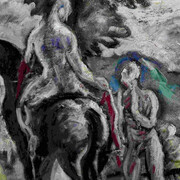 Anton Faistauer, Egon Schiele and Felix Albrecht Harta. Courtesy of Salzburg Museum
