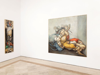Cesar Santos, Manuscripts, exhibition view. Courtesy of Robilant+Voena Gallery