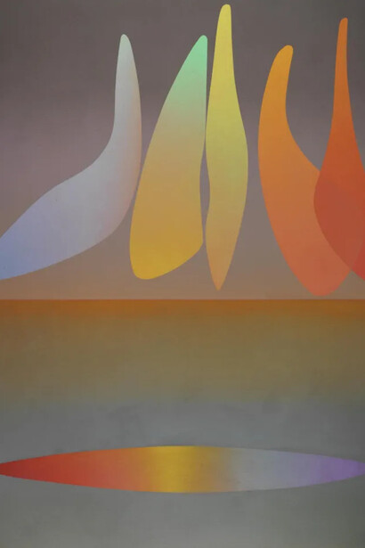 Charles McGee, Spectral rhythms, early 1970s. Courtesy of the Detroit Institute of Arts