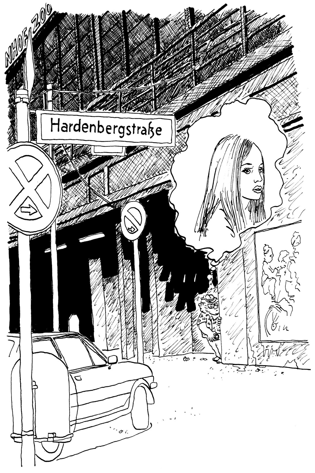 Sergio Staino, Bahnhof Zoo: alla ricerca di Christiane F., 1981