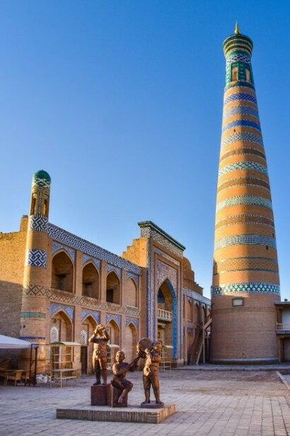 Khiva is a district-level city of approximately 93,000 people in Khorazm Region, Uzbekistan