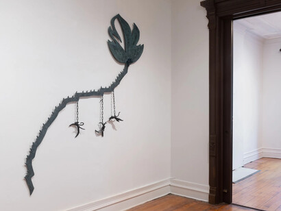 Helen Evans Ramsaran, Strange fruit, exhibition view. Courtesy of Welancora Gallery