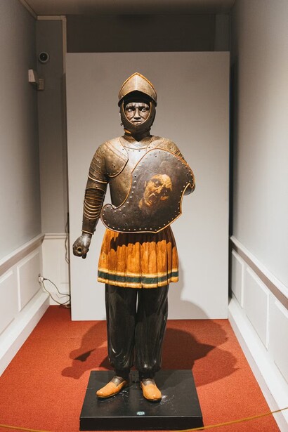 Tornei di Toscana. La Giostra del Saracino, il Palio della Balestra e il Gioco del Ponte, vista della mostra. Per gentile concessione delle Gallerie degli Uffizi  