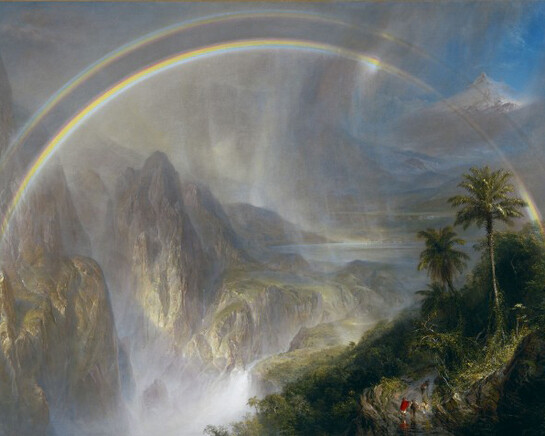 Frederic Edwin Church, 'Rainy Season in the Tropics', 1866. Oil on canvas, 77 1/2 x 107 x 6 in. Museum purchase, Mildred Anna Williams Collection