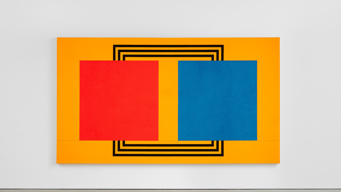 Peter Halley, Exhibition view. Courtesy of Modern Art