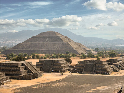 Teotihuacan, dans la vallée de Mexico
