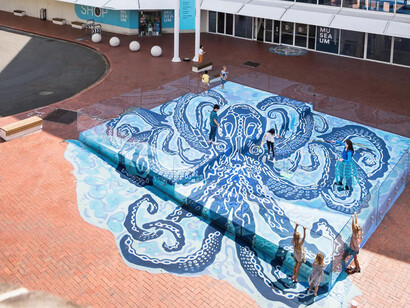 Shallow iridescence, exhibition view. Courtesy of the Australian National Maritime Museum