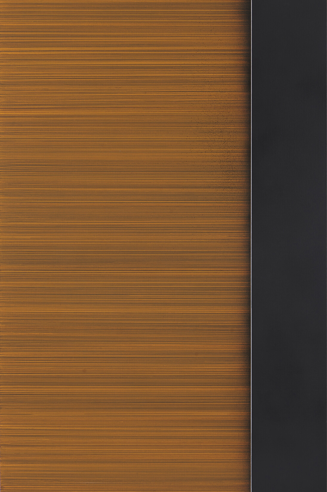 Peter Peri, Yod (for Adam), 2014, Marker pen and spray paint on linen, 175 x 115 cm