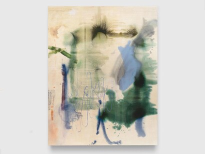 Emma McIntyre, This body holds, swamp stuff, exhibition view. Courtesy of David Zwirner Gallery
