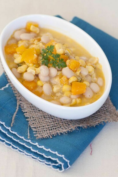 Porotos con mazamorra