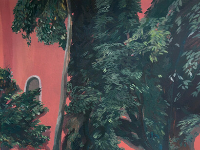 Farida El Gazzar
Lush in the Garden You Care For,2019
Acrylic on paper, 26X36
Courtesy Kalfayan Galleries, Athens-Thessaloniki