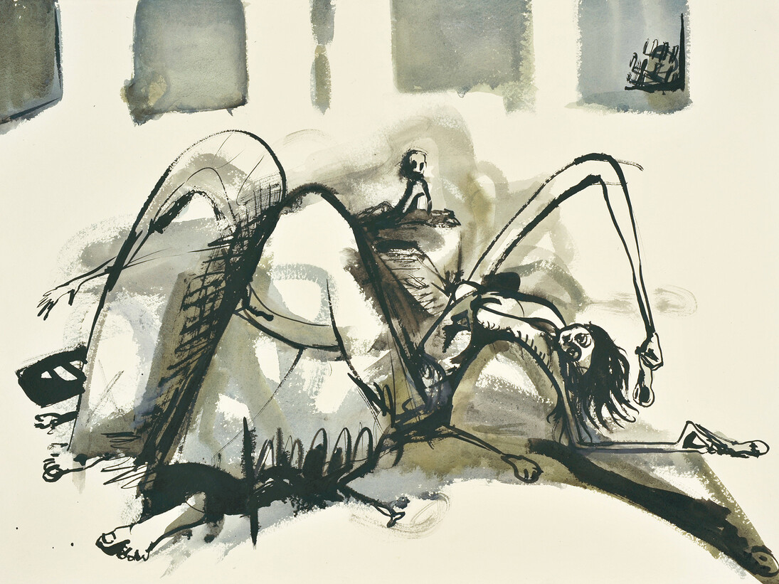 Moyna Flannigan, Untitled, 2015, drawing on paper, 22 x 30 in /
56 x 76 cm