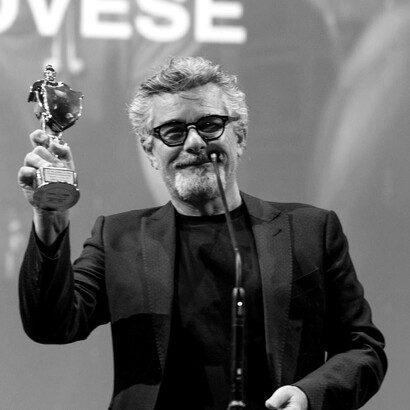 Il regosta Paolo Genovese riceve il Paladino d'Oro per la serie "I leoni di Sicilia", foto di Alessio Falzone