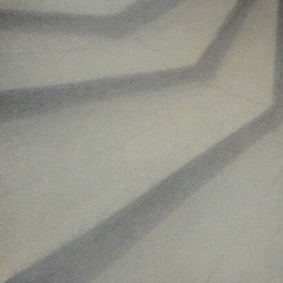 Wang Fengge, Staircase, 2013, Oil on canvas, 59 x 59 in (150 x 150 cm)