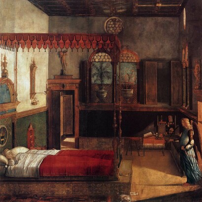 Sogno di sant'Orsola, dettaglio
