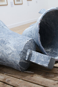 Keith Roberts, Distant Voices, or Caporetto, 2016-17, Plaster, acrylic paint, timber