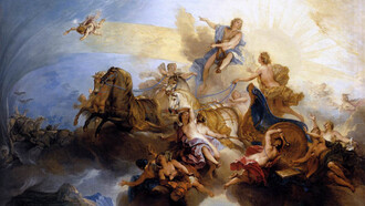 Nicolas Bertin; Faetón conduciendo el carro de Apolo, c. 1720, Museo del Louvre