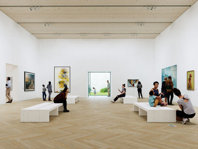 SO – IL \ WCMA. Building a new museum, exhibition view. Courtesy of WCMA