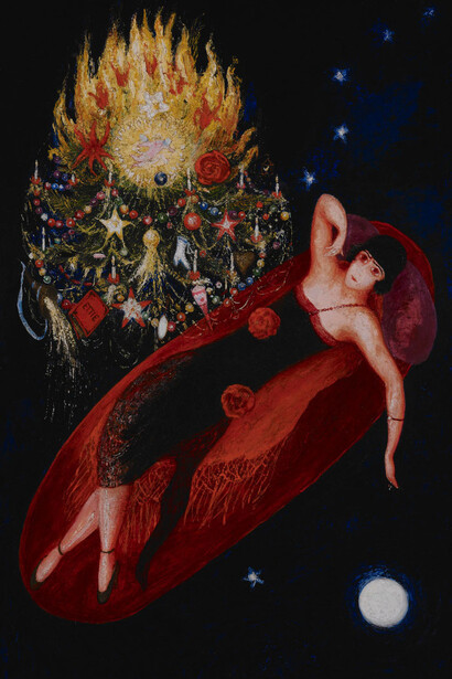 Florine Stettheimer. Painting Poetry. Courtesy of AGO