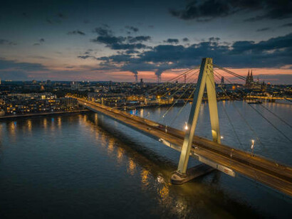 Düsseldorf is a city in western Germany known for its fashion industry and art scene