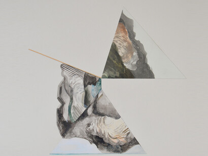 Merlin Ramos, To Tesselate, 2015, 49 x 54 cm, Mixed Water-Based Media on Rosapina Paper