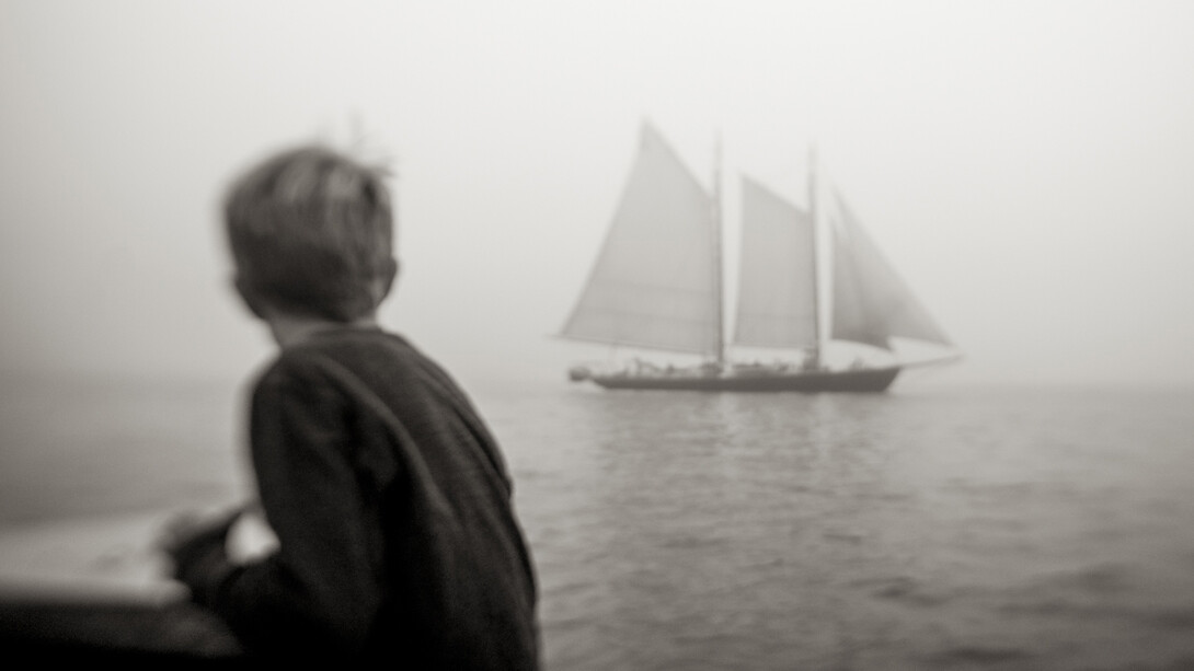 Kydd Mac and the Schooner, 2017, platinum-palladium, 8x10. 