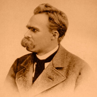 Ilustração de Friedrich Wilhelm Nietzsche. A provocação de Nietzsche desfez-se no ar, mas outros avatares de Deus parecem estar no horizonte.