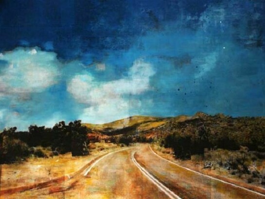 Ayline Olukman, Main Road, 2013, Mixed Media, 48" x 62"