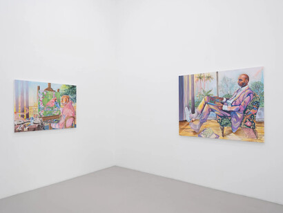 Nehemiah Cisneros, Burning desires, exhibition view. Courtesy of Charlie James Gallery 