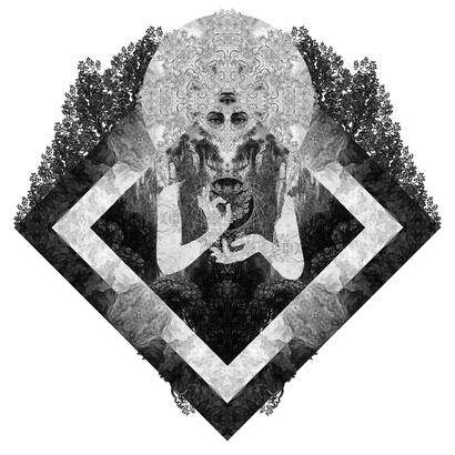Dan Hillier Diamandala - screen print 120cm x 120cm. Courtesy of Saatchi Gallery