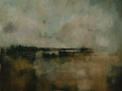 Matthew Phelps, Marshland II, Oil on canvas, 40 x 40 in